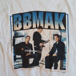 BB MAK POP ROCK BAND T-SHIRT (Unisex M White)  BBMAK CHRISTIAN BURNS Boy Band